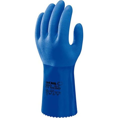 Pvc Guanto Chimico Protezione 300 Mm, 660, Formato 10