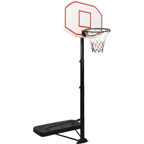 Basketballständer Weiß 258-363 cm Polyethylen