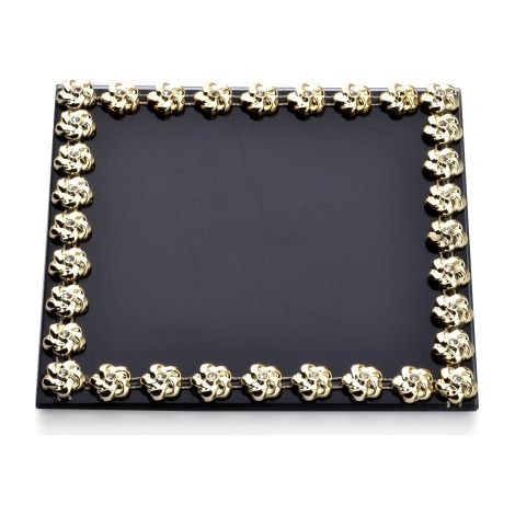 Soporte ELIA BLACK 15x15xh1cm