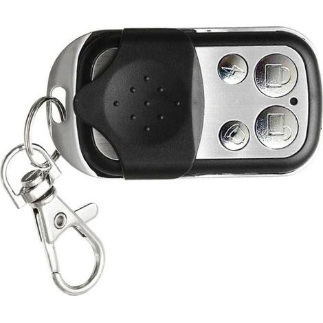 Télécommande universelle de porte de garage sans fil en métal, sensible et portable, ouvre-porte facile d'utilisation pour clé de voiture, verrouillage pratique.