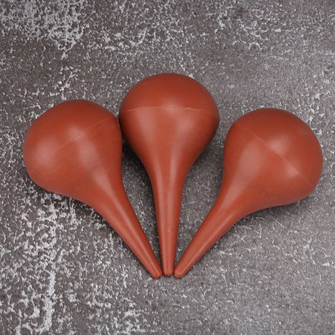 Lot de 3 souffleurs de poussière en caoutchouc, pompe à air, outil de nettoyage universel pour appareils photo, montres et téléphones (rouge) (1/5)