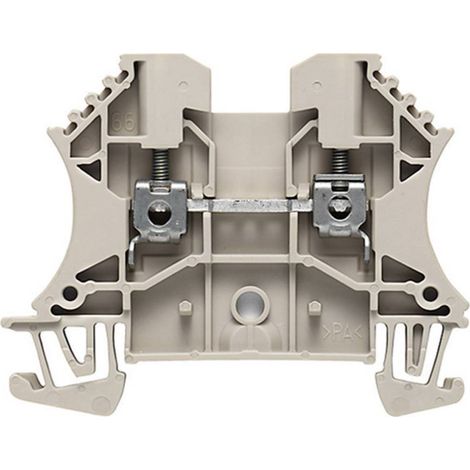 Weidmüller 1040400000-1 Morsetto passante componibile A vite Beige scuro 1 pz.