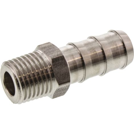 Adaptateur de tuyau d'évacuation Legris, R 1/4" mâle ( Prix pour 1 ) (1/2)
