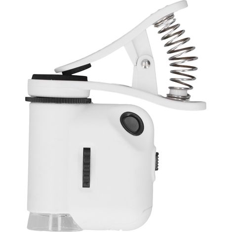 Mini-Lupe 55x mit Clip, tragbare Taschenlupe mit LED-Beleuchtung für Schmuckbegutachtung und Uhrenreparatur (1/5)