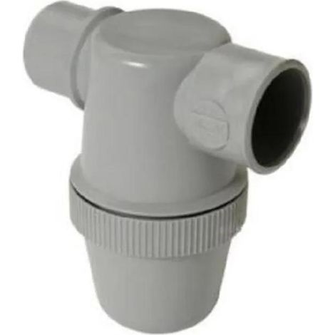 Nicoll Sifón de lavabo moderno gris PVC-C duradero