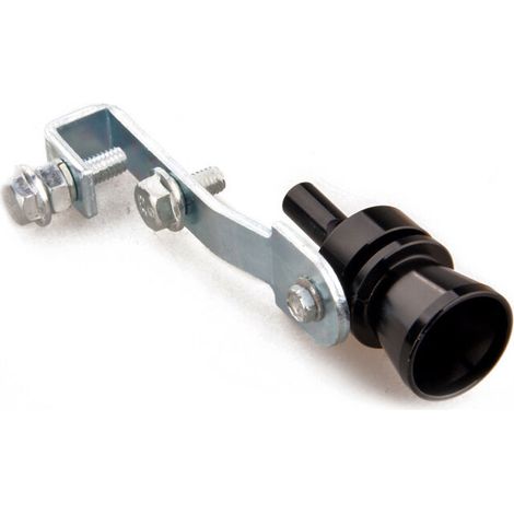 Voiture Turbo Sifflet Modifié Tuyau D'échappement Sondeurs Moto Tuyau D'échappement XL noir (1/4)