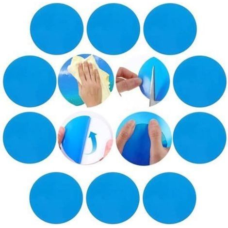 Rustines pour Piscine, 20 Pièces, Kit de Réparation, Patchs Auto-Adhésifs, Correctifs pour Piscine. (1/4)