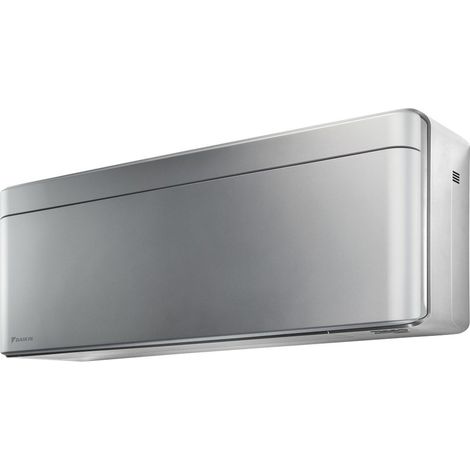 Daikin Split-Klimaanlage Innengerät Stylish FTXA-CS Typ 25, Kühlen 2,5kW Heizen 2,8kW, inkl. Fernbedienung, 230V R32, Silber (1/2)