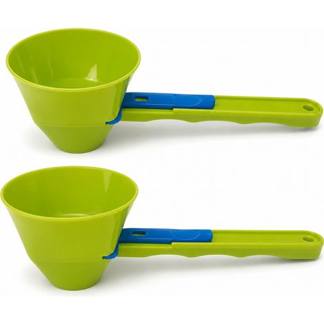 cuillère doseuse de cuisine vert doseur en acier inoxydable (1/5)