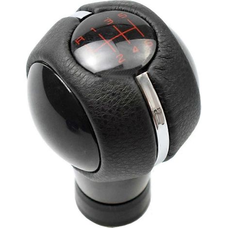 Pommeau de levier de vitesses noir et rouge à 6 rapports pour F54 F55 F56 F57-- (1/5)