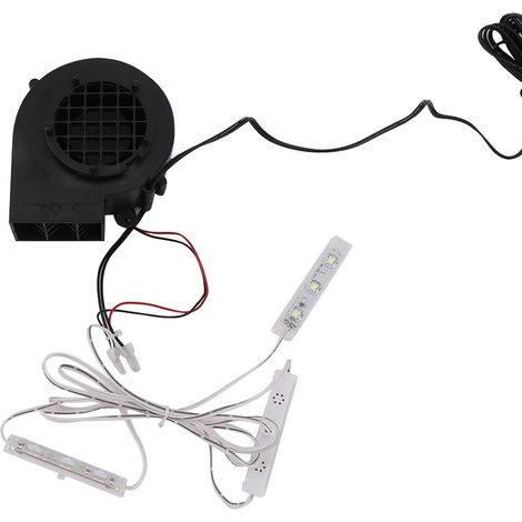 Souffleur d'air Gonflable, Décorations de Pompe de Soufflage Blanche, Lumière Blanche de Vacances de Jardin pour Adaptateur d'ampoule LED, équipement pour Ensemble d'ampoules (1/5)
