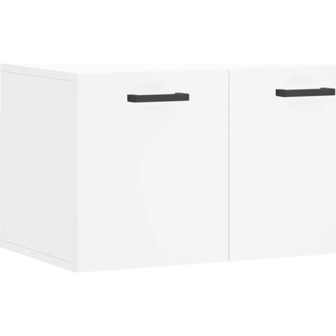 Maison Exclusive - Mobile a Parete Bianco 60x36,5x35 cm in Legno Multistrato