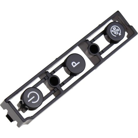 Delonghi - tastenkappe schwarz bedruckt 3er - tastenreihe links - 5913212251 -