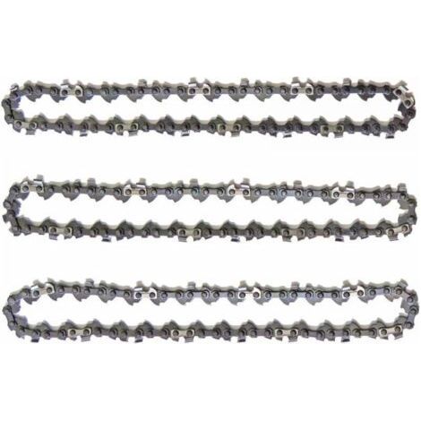 BUNTHAUS AIMOONSA Lot de 3 Chanes d\\'lagueuse sur Perche pour Guide-Chane de 10\\\" (25 cm), 40 Maillons d\\'Entranement, Faible Rebond, Compatibles avec Black & Decker, Ryobi, Ferrex, Primaster et a (1/5)