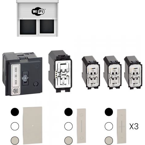 Bticino Kit gestione tapparelle Centralizzato APP Wireless Living Now - K2010KITN nr.03 Tapparelle