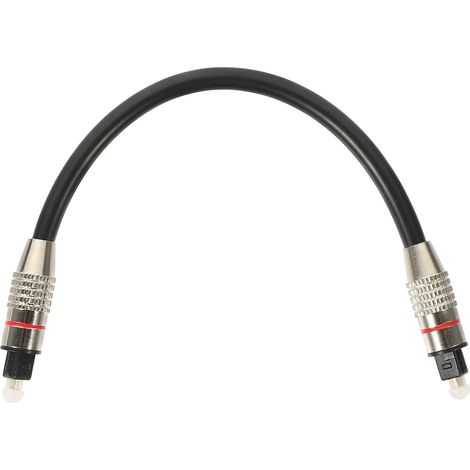 Optisches Audiokabel – 1 Stück – Glasfaser – Digitale Übertragung – TV-Soundbar-Konsole – 0,2 m (1/5)