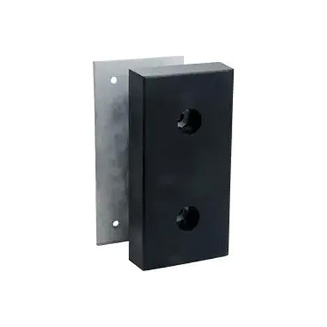 Butoir caoutchouc avec platine - Epaisseur 100mm - 93.950.760 (1/3)