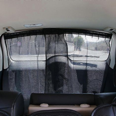 Rideaux de voiture, pare-soleil de fenêtre, protection UV, lambrequins de pare-soleil pour vitres latérales, pare-soleil universel pour pare-brise, noir A (1/5)