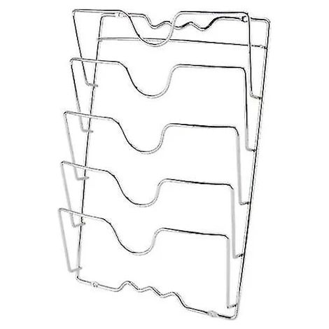 Filiyano – support pour couvercles de – Égouttoir métallique antichoc à 5 niveaux avec support pour couvercles de casseroles, porte-cuillères et (1/5)