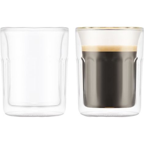 Set aus 2 Saftgläsern Doppelwandig 0,1 l - Bodum