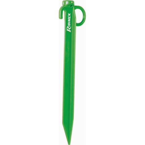 Ribimex – Piquet de terre 25cm lot de 4 – Plastique durable pour bâches – Fixation sécurisée en extérieur – Compatible avec cordes et sangles