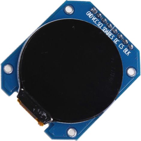 1,28" LCD-Displaymodul RGB IPS 240x240 GC9A01 Treiber 4-Draht-SPI-Adapterplatine (1/5)