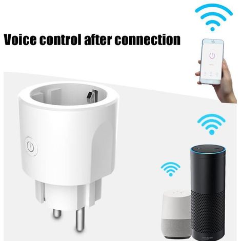 TEMPSA Prise Intelligente, WiFi Prise Connectée Smart Plug Fonctionne Télécommande via Téléphone iOS Android (1/4)