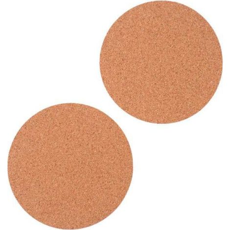 Sous-Verres En Liège Auto-Adhésifs - Diamètre 10 Cm - Épaisseur 1 Mm - Isolation Thermique - Pour Bureau École Maison - 180 Pièces (1/5)