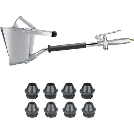 Pulverizador de mortero de cemento, construcción sostenible, diseño fácil de usar, kit de pulverización para techos (1/2)