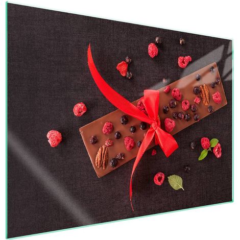 Plaque de protection en verre pour cuisinière 70x52 Cuisine (1/5)