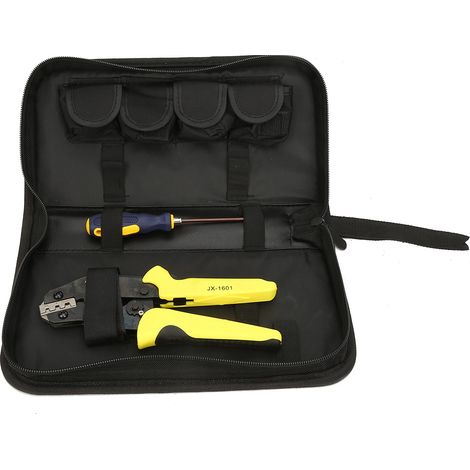 Kit de 4 pinces à sertir les câbles JX-1601, outils à cliquet multifonctions pour fils et câbles électriques (1/5)
