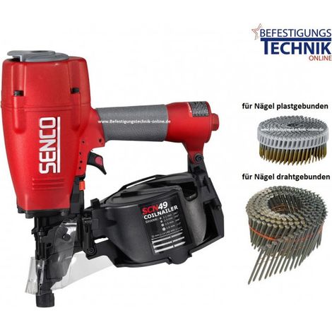 Senco Druckluft Coilnagler SCN49XP 32-65mm für Coilnägel 16° draht und plast"-"SCN49XP