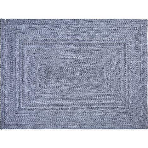 CORVIA - Tapis 160x230cm PET Recyclé Toucher Laine Poivre et Sel (1/5)