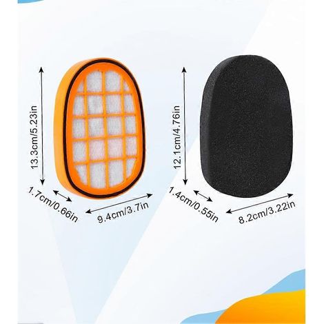 filtros para aspiradoras inalámbricas SpeedPro Max Aqua, para filtro XC8045 y Aqua Plus Serie 8000() (1/4)