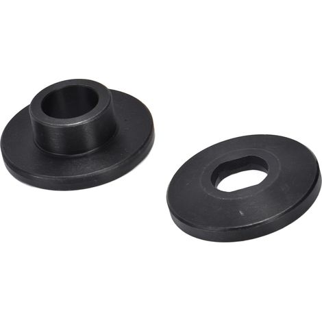 Paire de plaques de pression en aluminium pour scie, accessoires de machine à découper, noir, lot de 2 (1/5)