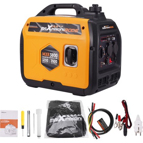 Inverter Stromerzeuger 3500W leise tragbarer Generator Benzin for Camping Reisen