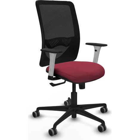 Chaise de bureau piqueras y crespo Zulema blanc mousse haute densité (1/2)