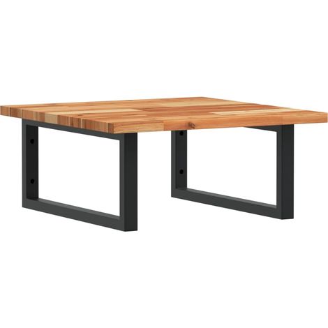 Maison Exclusive - Waschbeckenregal Wandmontage Stahl und Akazien