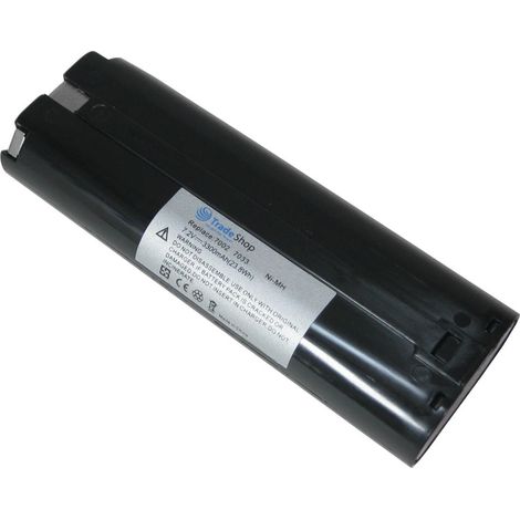 Hochleistungs Ni-MH Akku 7,2V / 3300mAh für Makita 6016DW 6017DWE 6017DWBE 6018D 6018DWE 6018DWBE 6019D 6019DW 6019DWE 6019DWBE 6019DWLE 6022DW 6071DWK 6072DWL 6072DKW 6073D 6073DW 6073DWK