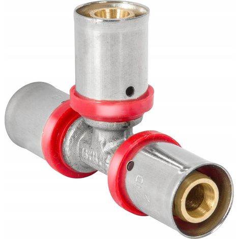 Conexión en T PEX 25 x 25 x 25, prensada (1/3)
