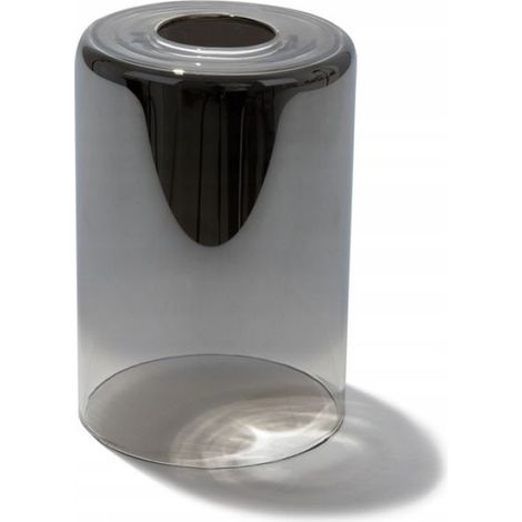 Abat-jour Verre - Hauteur 15 cm - Largeur 10 cm - Douille E27 - Miel Ou Or Ou Graphite - 1 Pièce (1/5)