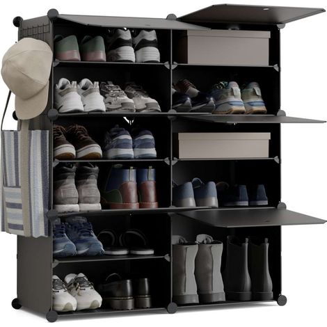 Newlux Zapateros Cube C6 6 Compartimentos, 24 pares (83x32x95cm) (1/5)