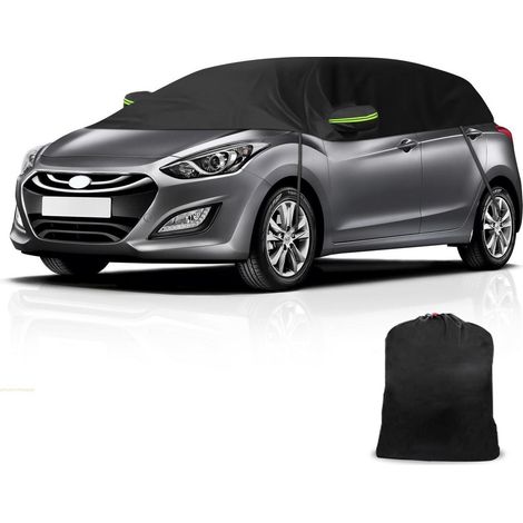 Bâche demi-voiture imperméable pour Hyundai i30 Hatchback 2006-2025, protection toit UV (1/5)