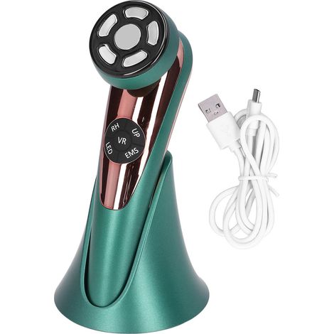 Ultraschall-Gesichtsstraffungsgerät mit Ionen und EMS, Hautstraffungs-Massagegerät für den Heimgebrauch (1/5)