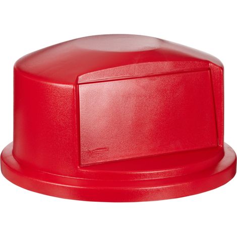 Rubbermaid Commercial Products FG263788 Dome Top a Cupola, ø 57.6 x 31.1 cm, Rosso (1/3)