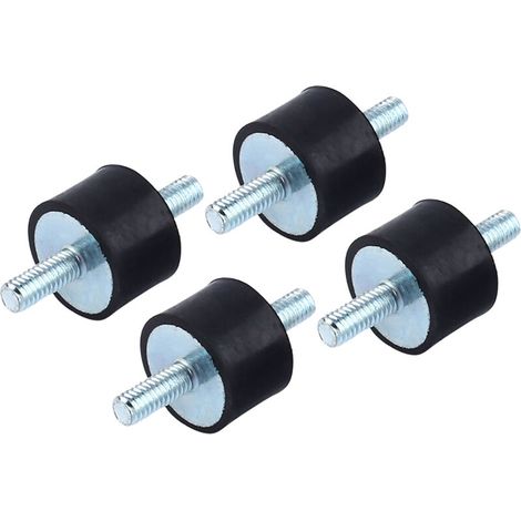 Mechanical vibration damping mounts, providing geometrically designed rubber buffer isolator mounts for gasoline and diesel engines and air compressors (1/5)