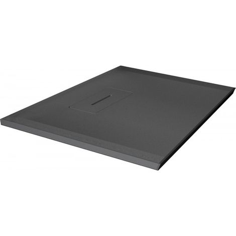 Receveur de douche recoupable NOVELLINI NOVOSOLID gris 100x100 cm (1/5)