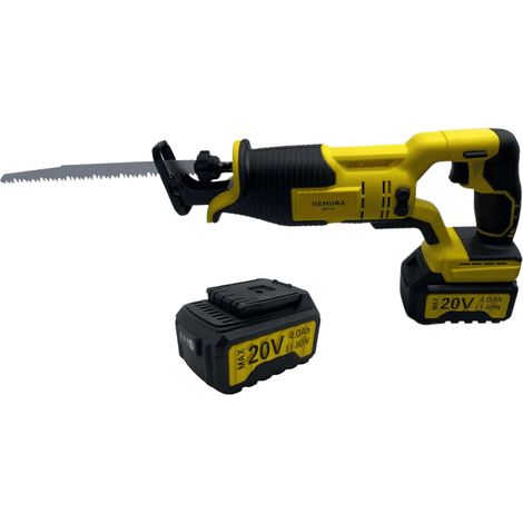 Scie Sabre sans fil 20V brushless NEMURA + 2 Batteries 3Ah + Chargeur rapide (1/5)