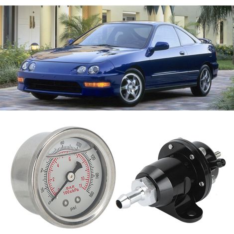 Manomètre de pression de carburant automobile (régulateur de pression FPR) compatible avec Honda B16 B18 B20 Si LS GSR D16 B20 B17 (1/5)