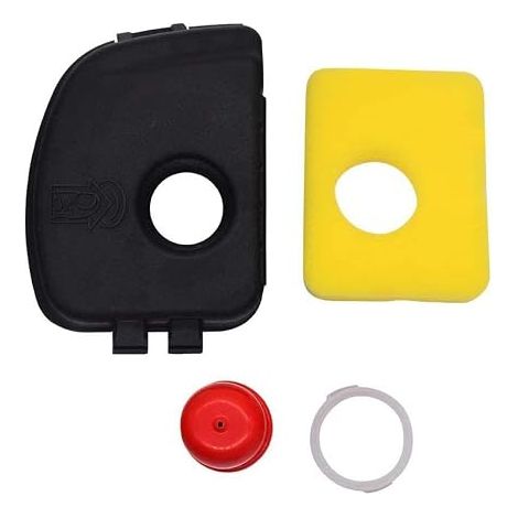 Air Filter Cover Kit, Replacement for Lawn Mower Compatible with Briggs Stratton Air Cleaner Cover 595660 and 799579 Foam Filter and 94281 Primer Bulb (1/5)